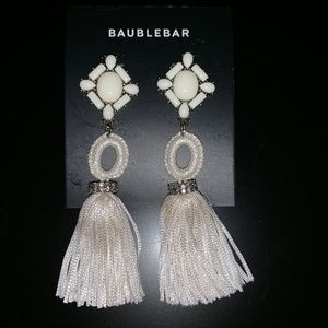 BaubleBar White Earrings